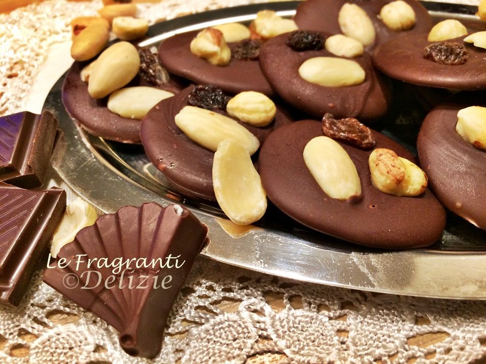 Dischetti di Cioccolato Fondente