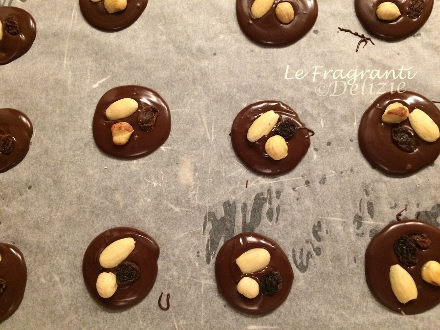 Dischetti di Cioccolato Fondente