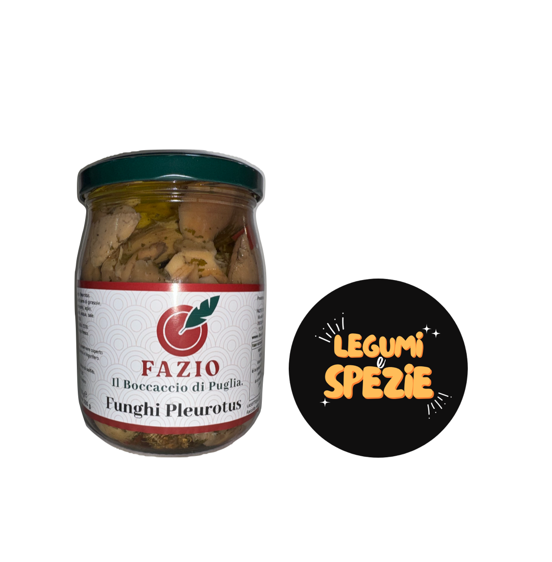 Funghi Pleurotus Sott'Olio FAZIO