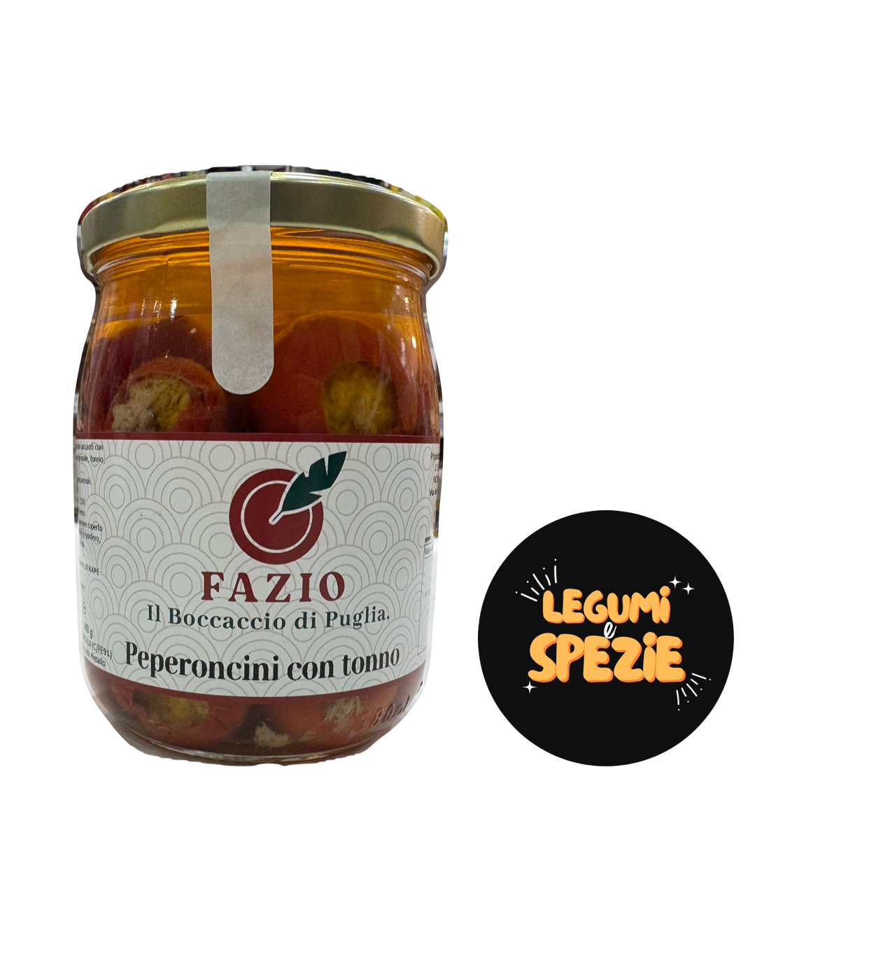 Peperoncini Ripieni di Tonno Sott'Olio FAZIO