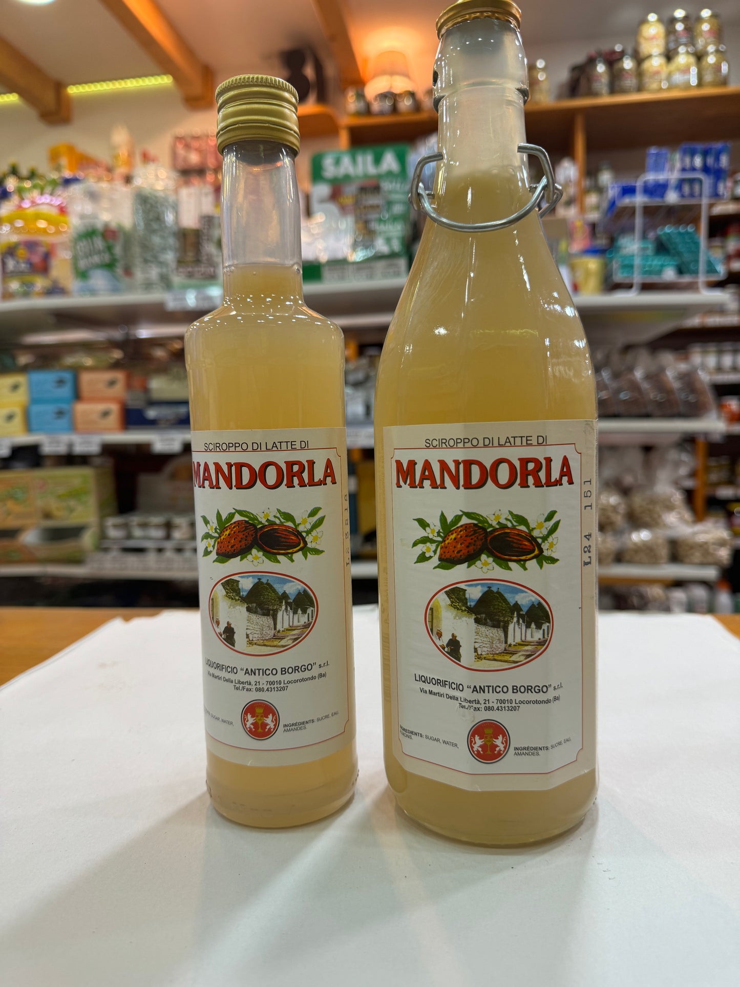 Sciroppo di Latte di Mandorla