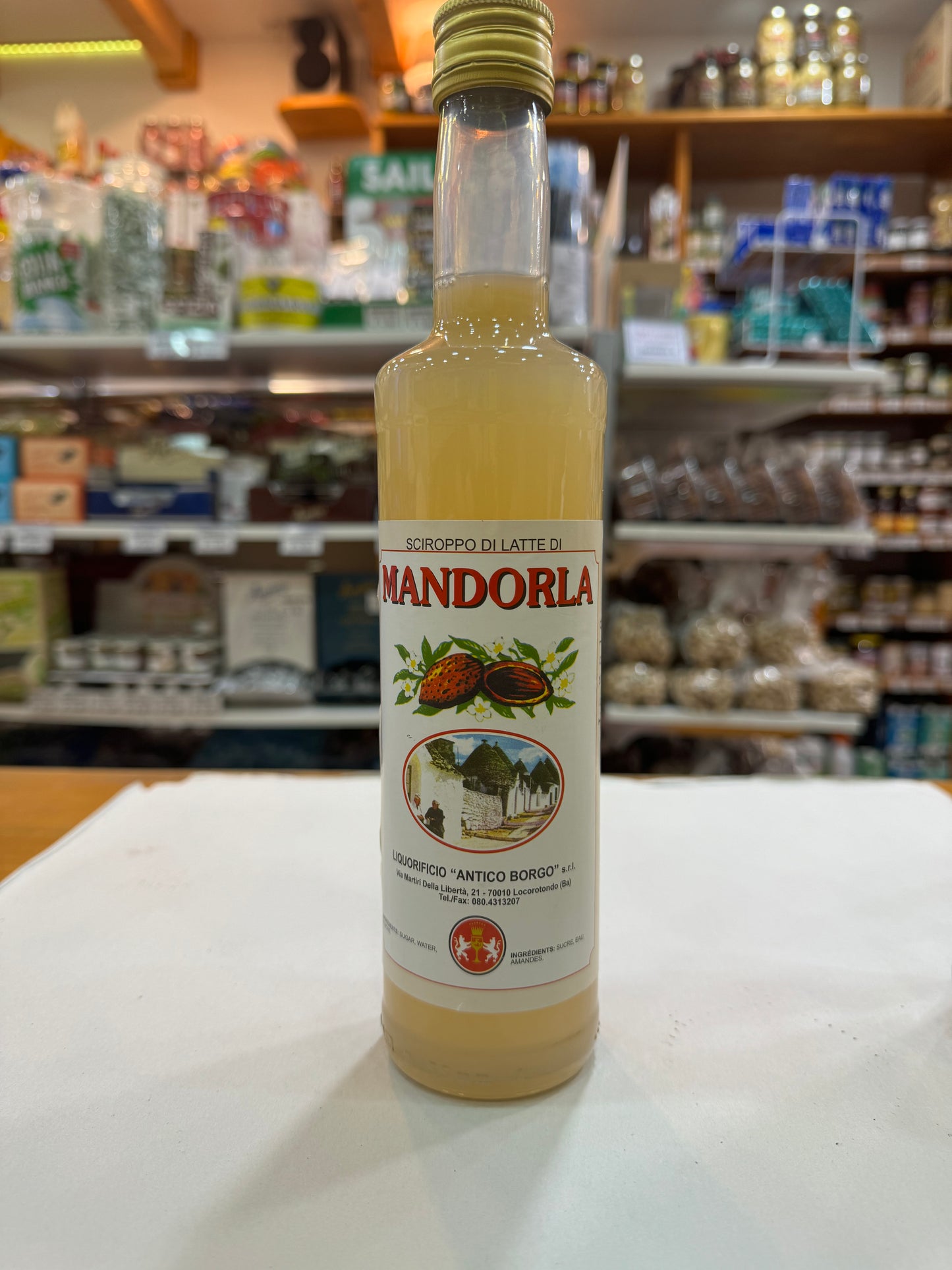Sciroppo di Latte di Mandorla