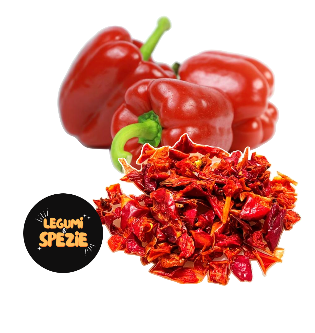 Peperone Rosso in Fiocchi - Chips di Paprika Dolce in Fiocchi