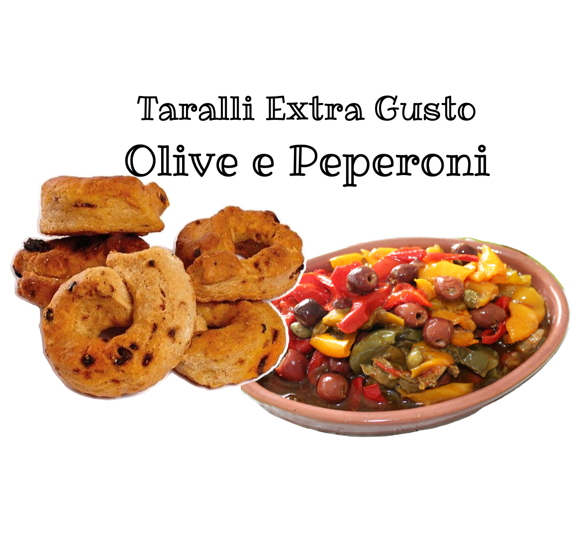 Taralli Gusto Extra Olive e Peperoni