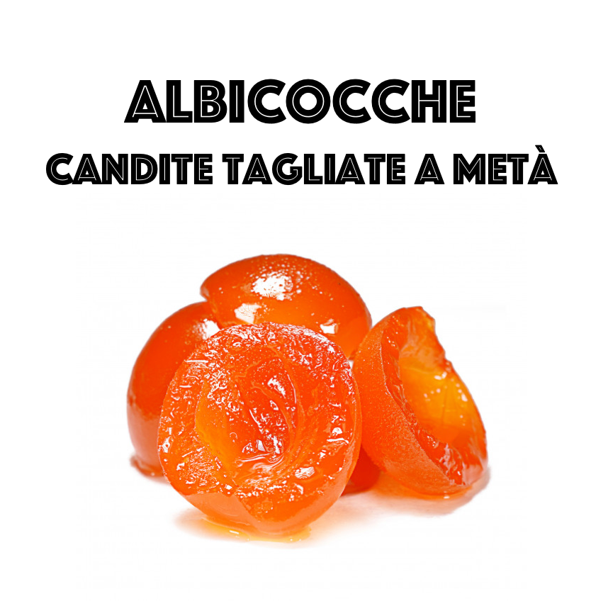 Albicocca Candita Tagliata a Metà