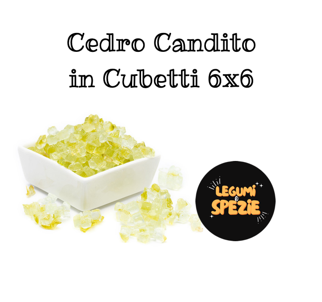 Cedro Candito in Cubetti 6x6