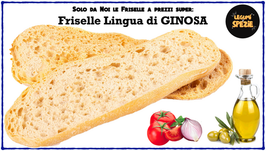 Friselle "Ciabatta" di Grano Integrale Tipiche di Ginosa