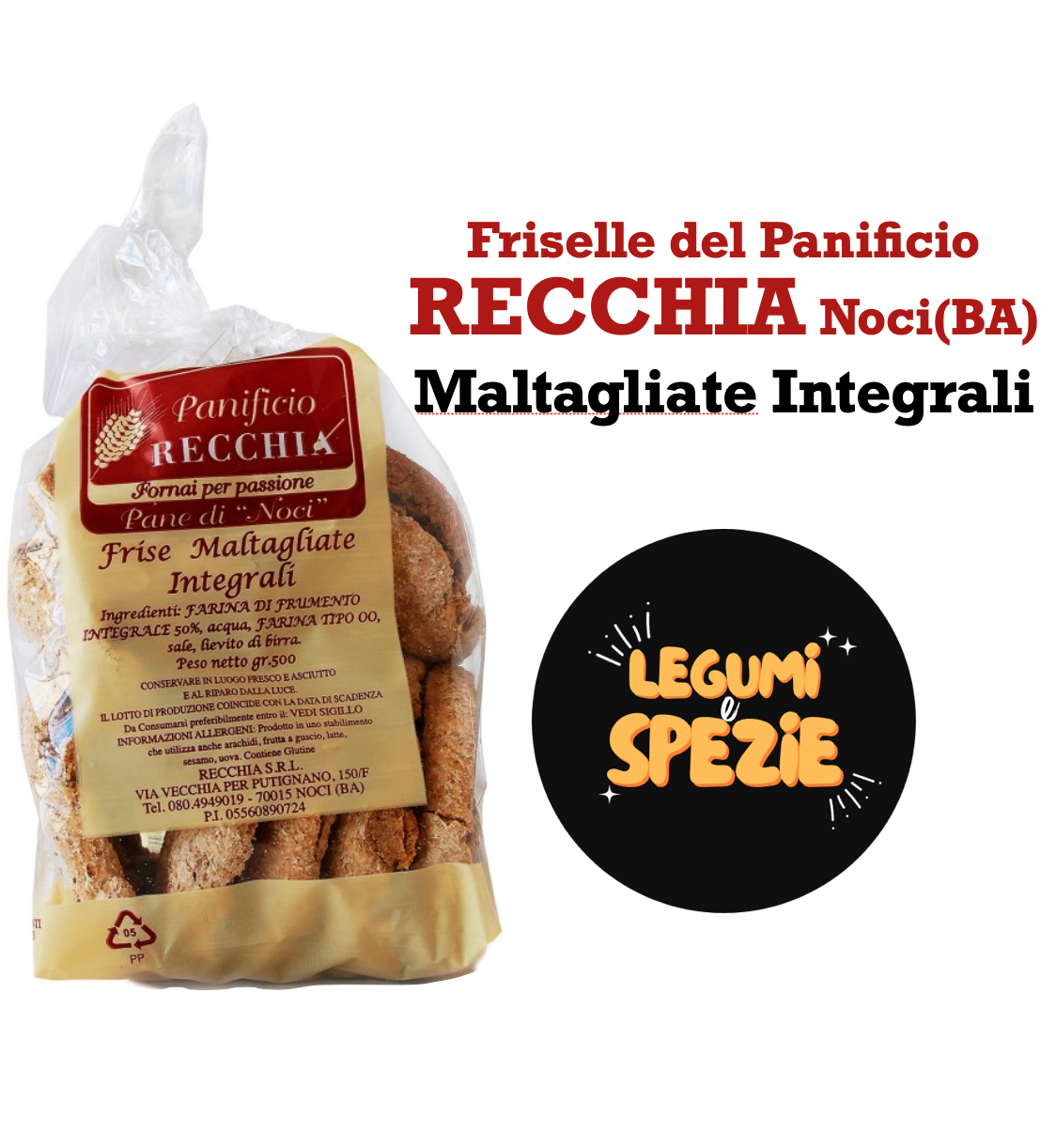 Friselle RECCHIA Maltagliate Integrali