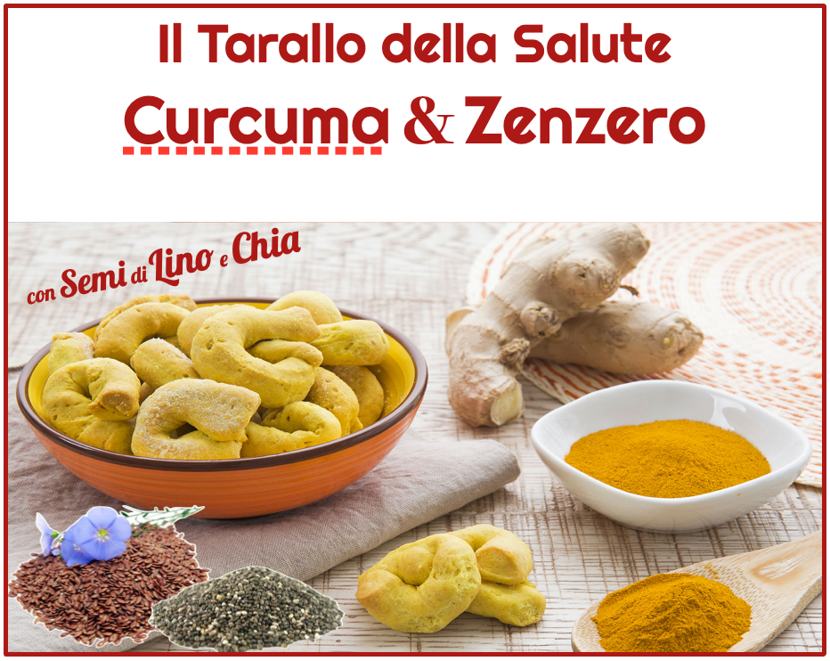Taralli Curcuma e Zenzero con Semi
